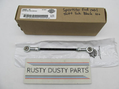 Harley Davidson Genuine NOS Gloss Black Shift Shifter Rod Linkage 3466
