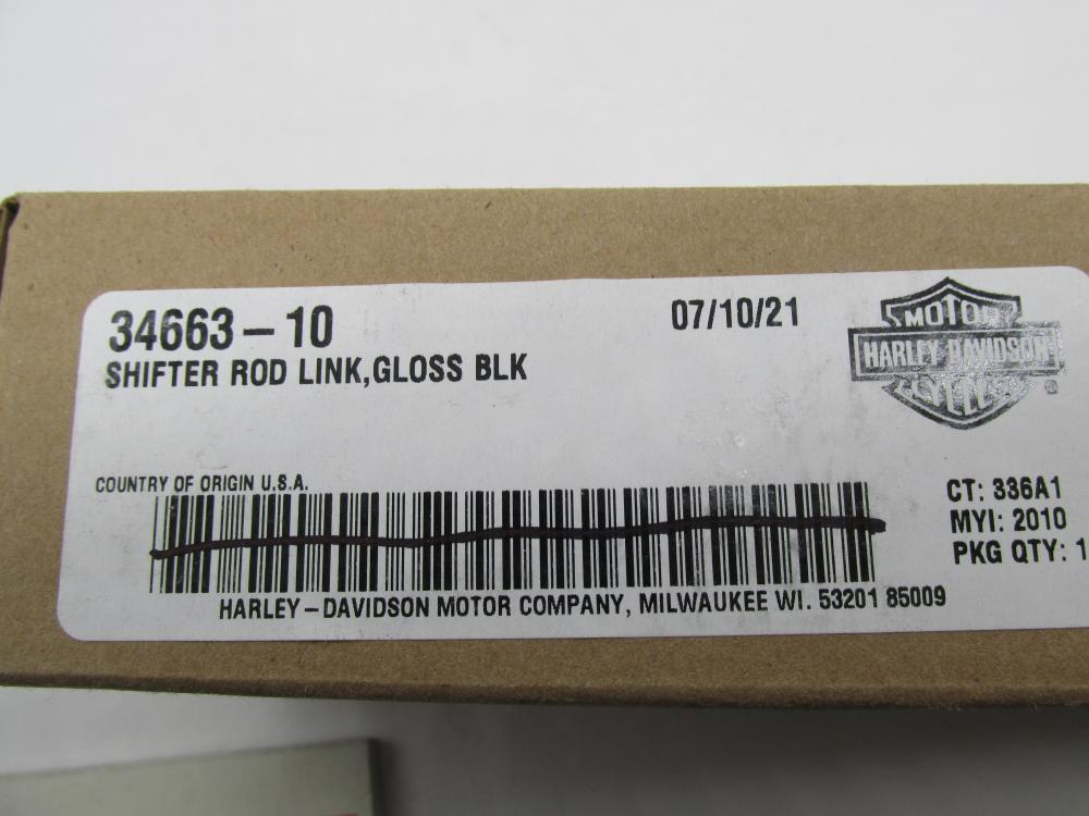 Harley Davidson Genuine NOS Gloss Black Shift Shifter Rod Linkage 3466
