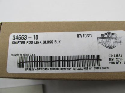 Harley Davidson Genuine NOS Gloss Black Shift Shifter Rod Linkage 3466