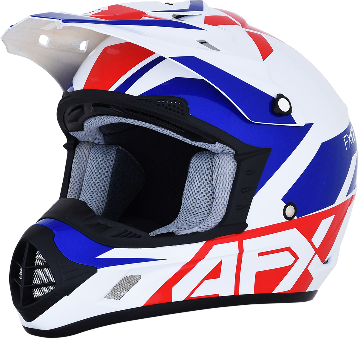 AFX FX17 Aced Helmet Blue Red White Md 0110-6480