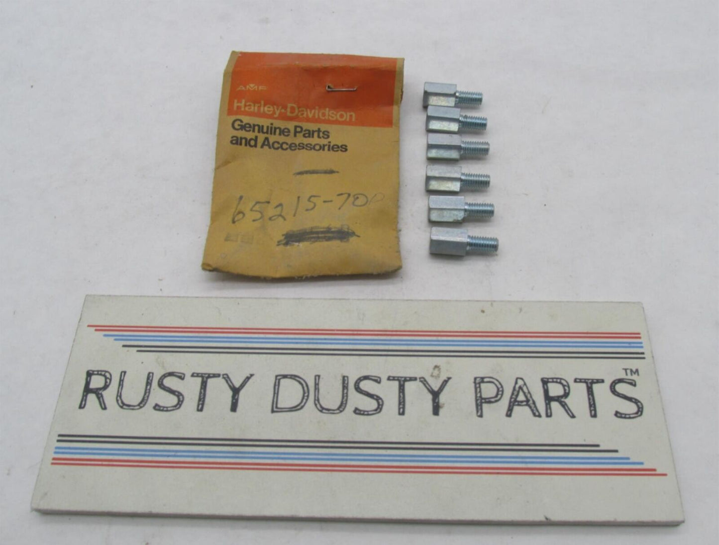 Lot of 6 Harley-Davidson Genuine NOS Aermacchi Baffle Screws 65215-70P