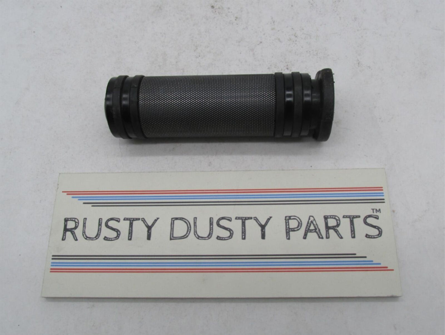 Harley Davidson Black Knurled 1" Handlebar Grip Sportster Dyna Softail