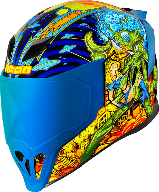 Icon Airflite Bugoid Blitz Helmet Blue 3XL 0101-15552