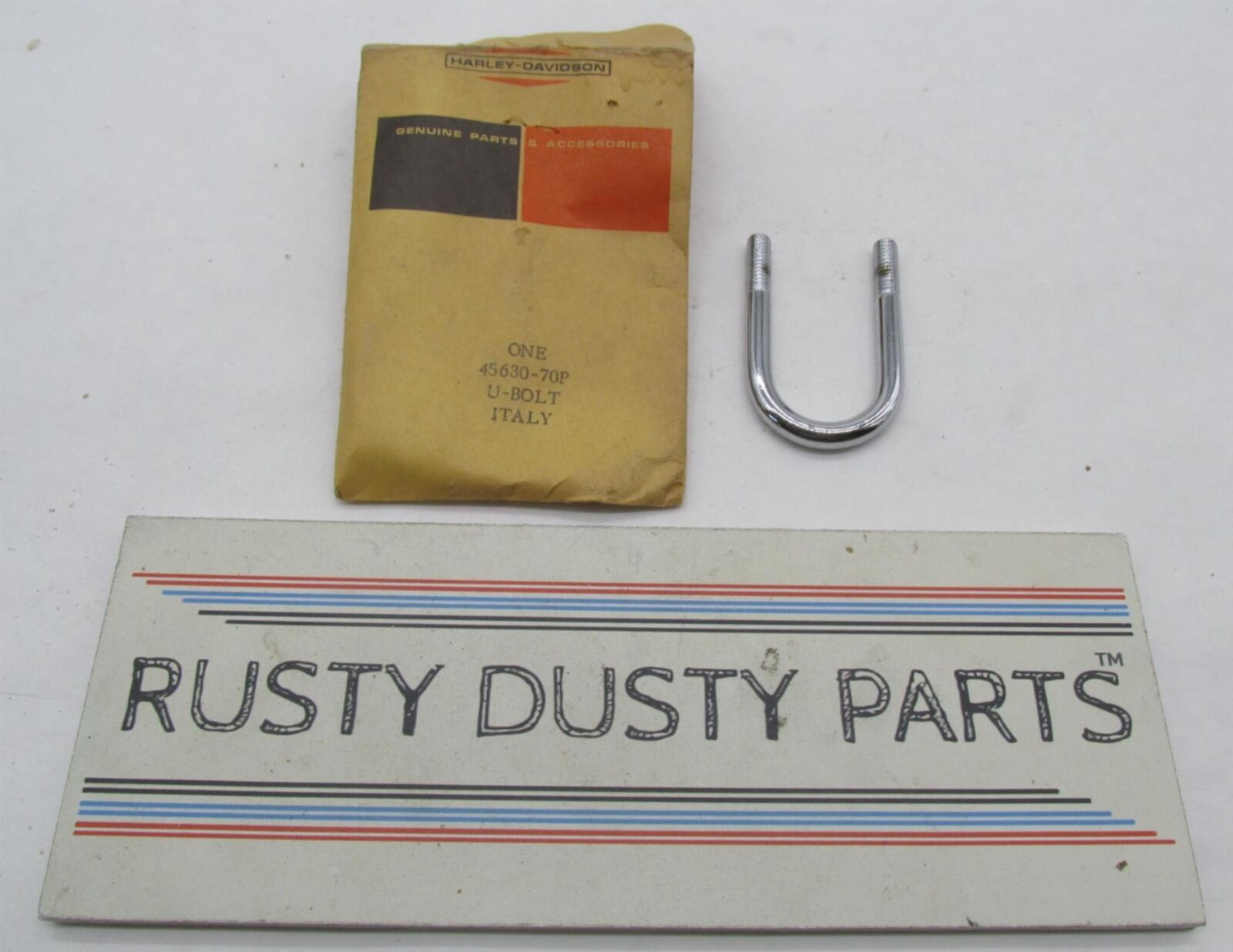 Harley Davidson Genuine NOS Aermacchi Chrome U-Bolt 45630-70P