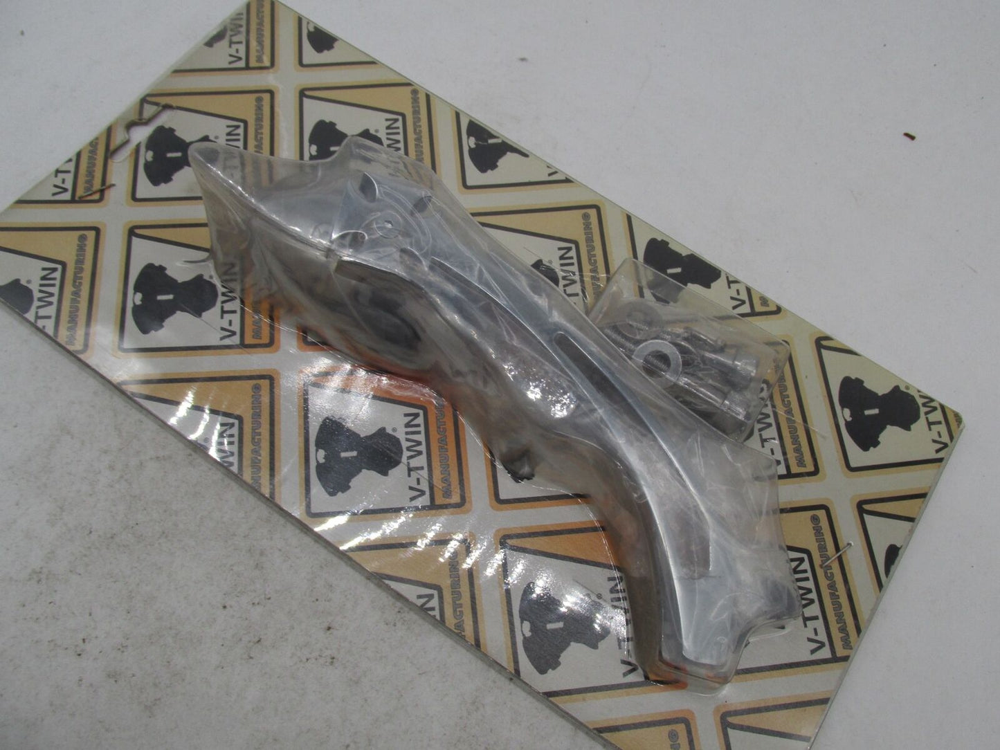 V-Twin Chrome Universal Oval Mirror with Visor with Cross Head Stem 34-0123