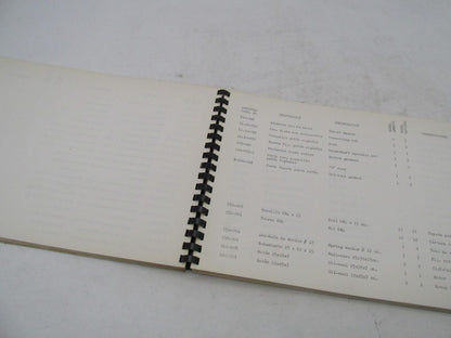 Bultaco Factory Campera 4 Speed Motorcycle Catalog Parts List Book