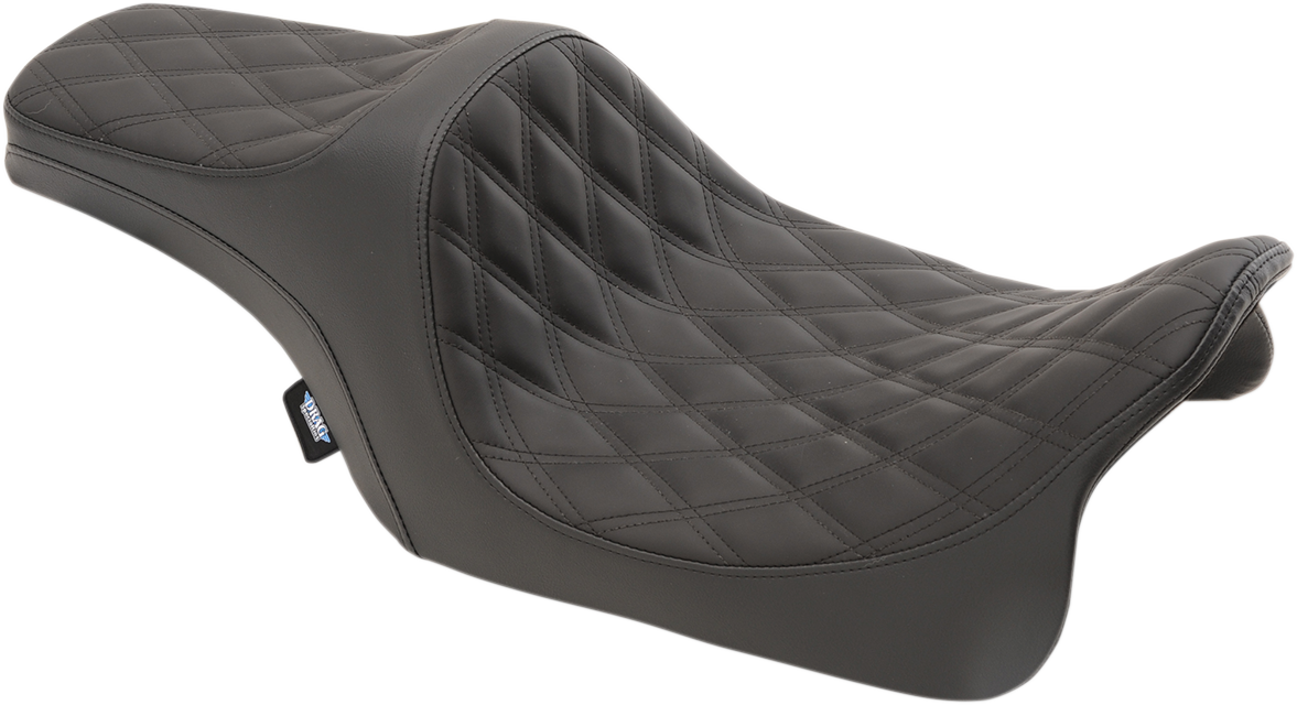 Drag Specialties Predator III Seat Black/Black Diamond 0801-1114