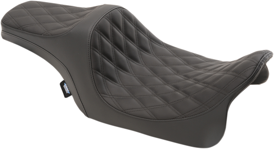Drag Specialties Predator III Seat Black/Black Diamond 0801-1114