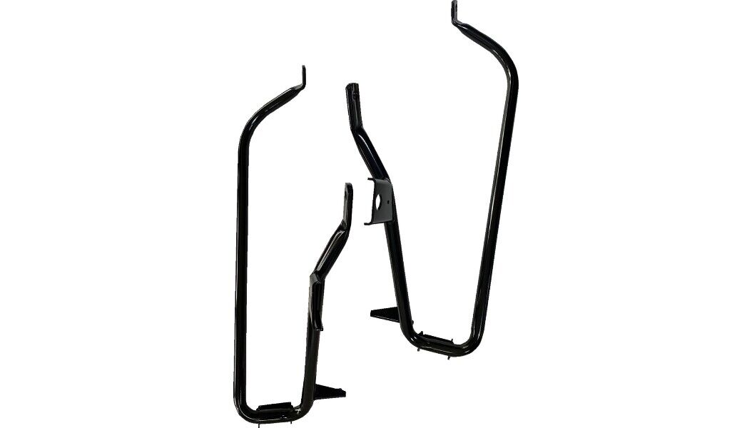 Drag Specialties Saddlebag Support Brackets Gloss Black 3501-1975