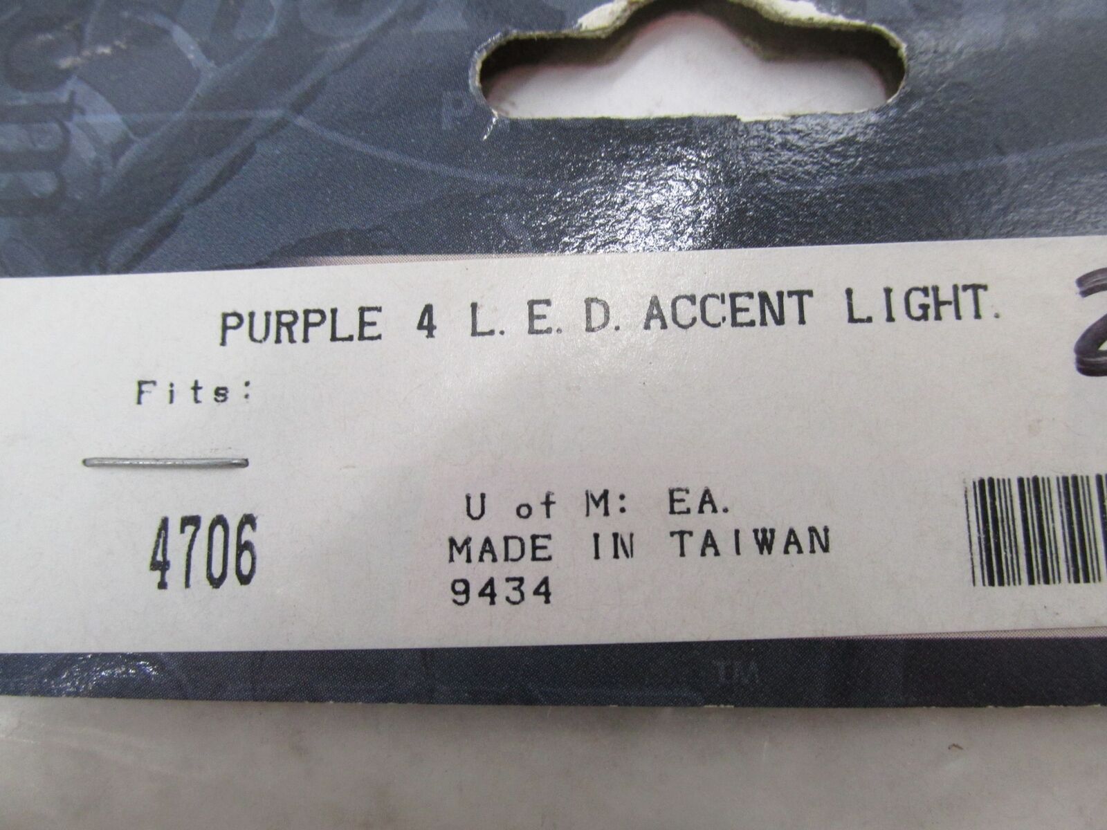 Kuryakyn Motorcycle Harley Davidson Purple 4 LED Accent Light 4706