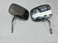 Harley Davidson Mirrors oem stock Chrome set pair Used Pre-Owned cracked glass