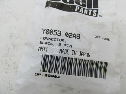 Harley Buell Genuine NOS 2 Pin Black Connector Y0053.02AB