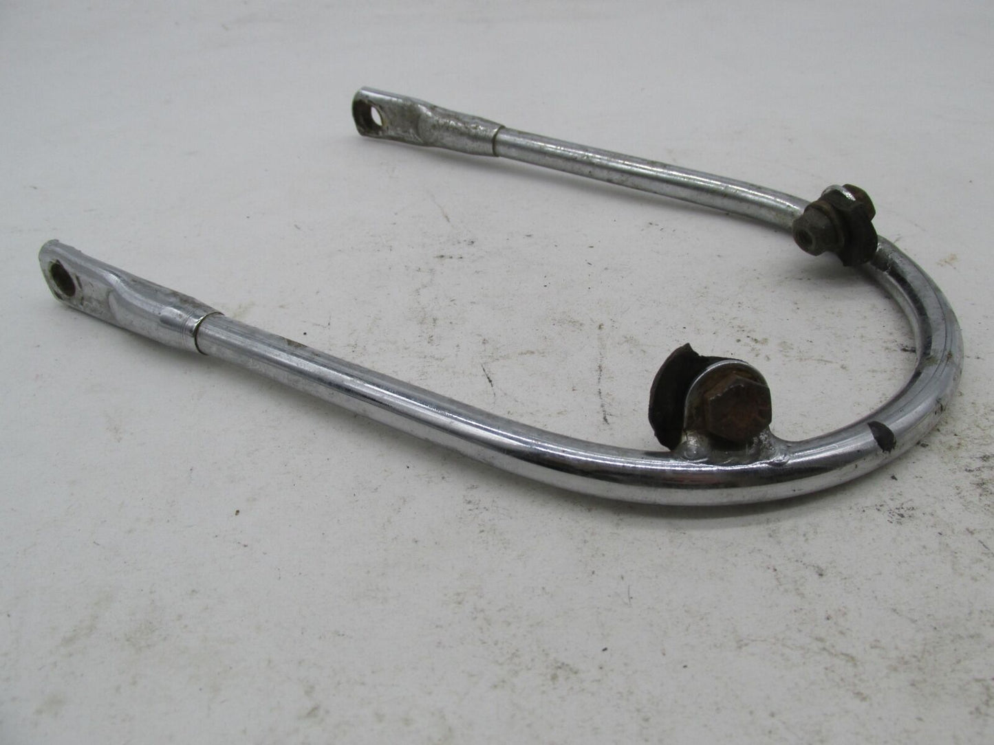 Vintage Original Triumph BSA 8.5" x 5.5" Chrome Fender Brace Bracket Holder