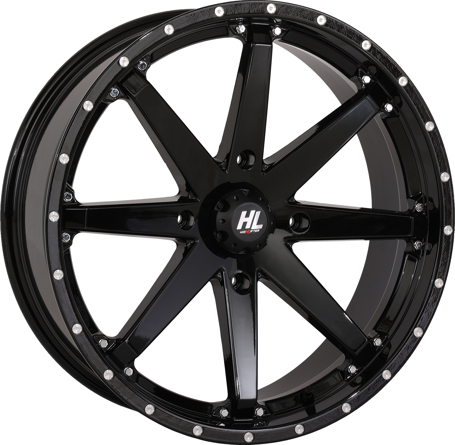 High Lifter HL10 Wheel 20x7 - 4/156 - 4+3 (+10 mm) Gloss Black 20HL10-1256