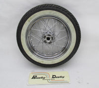 Harley Genuine Spoke Front Wheel 16X3 Whitewall Tire MT90B16 Dunlop D402F