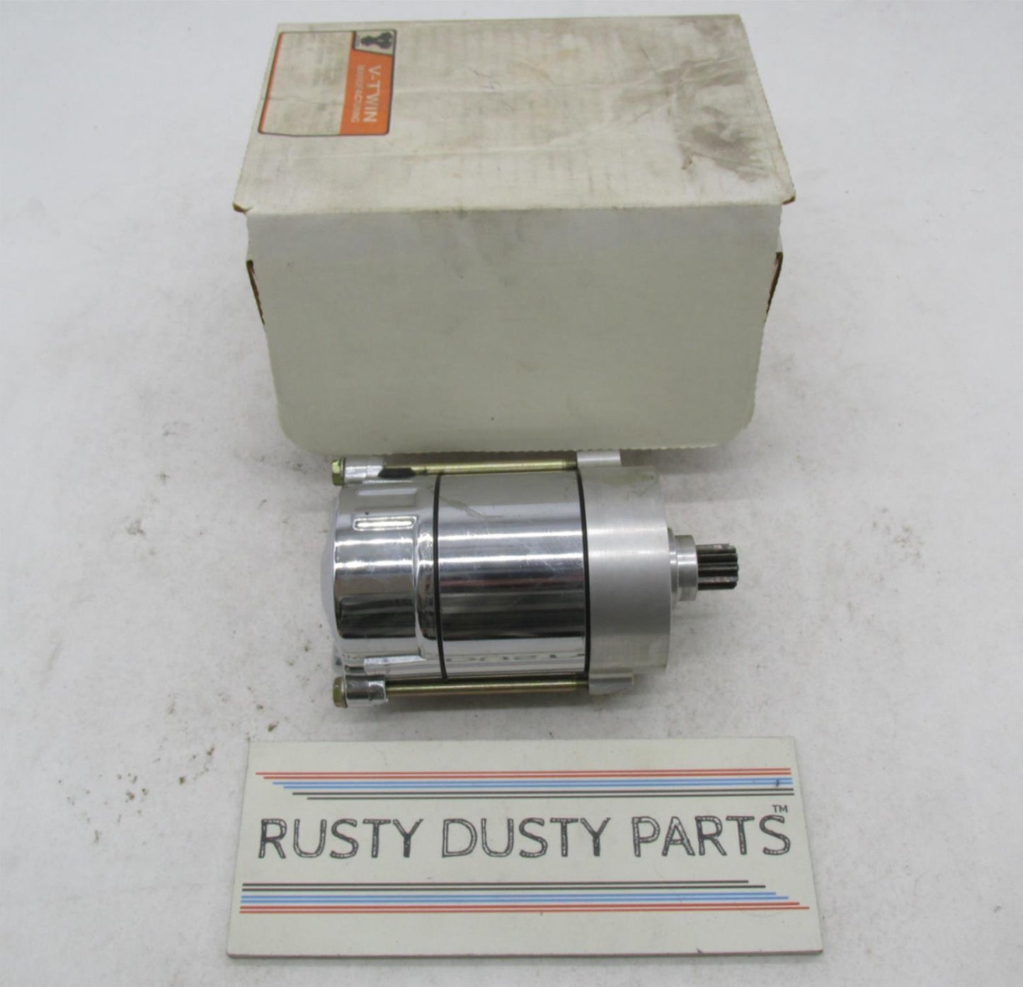 ALL BALLS Harley Davidson Big Twin Chrome Prestolite Starter Motor 80-1008