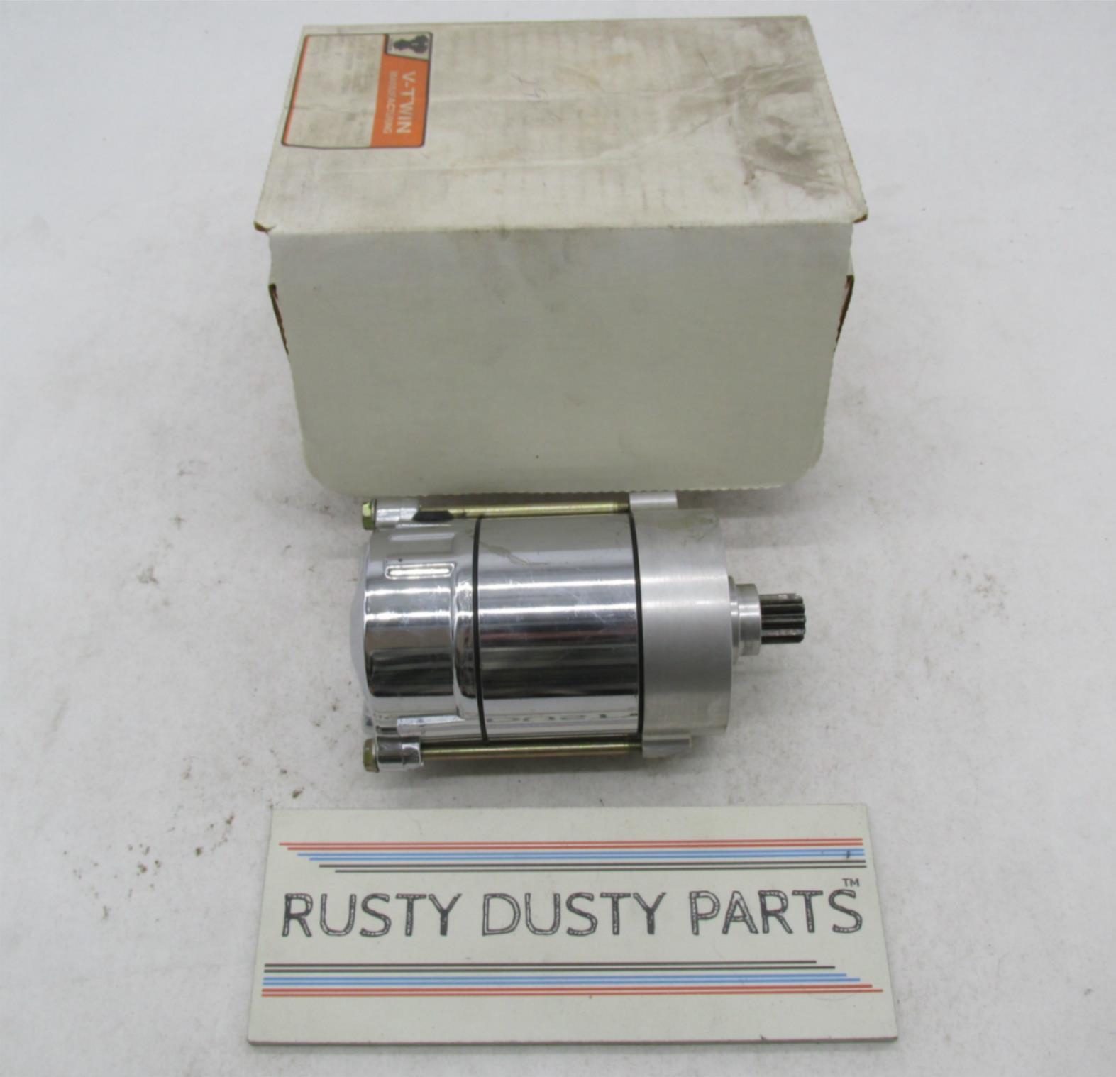 ALL BALLS Harley Davidson Big Twin Chrome Prestolite Starter Motor 80-1008