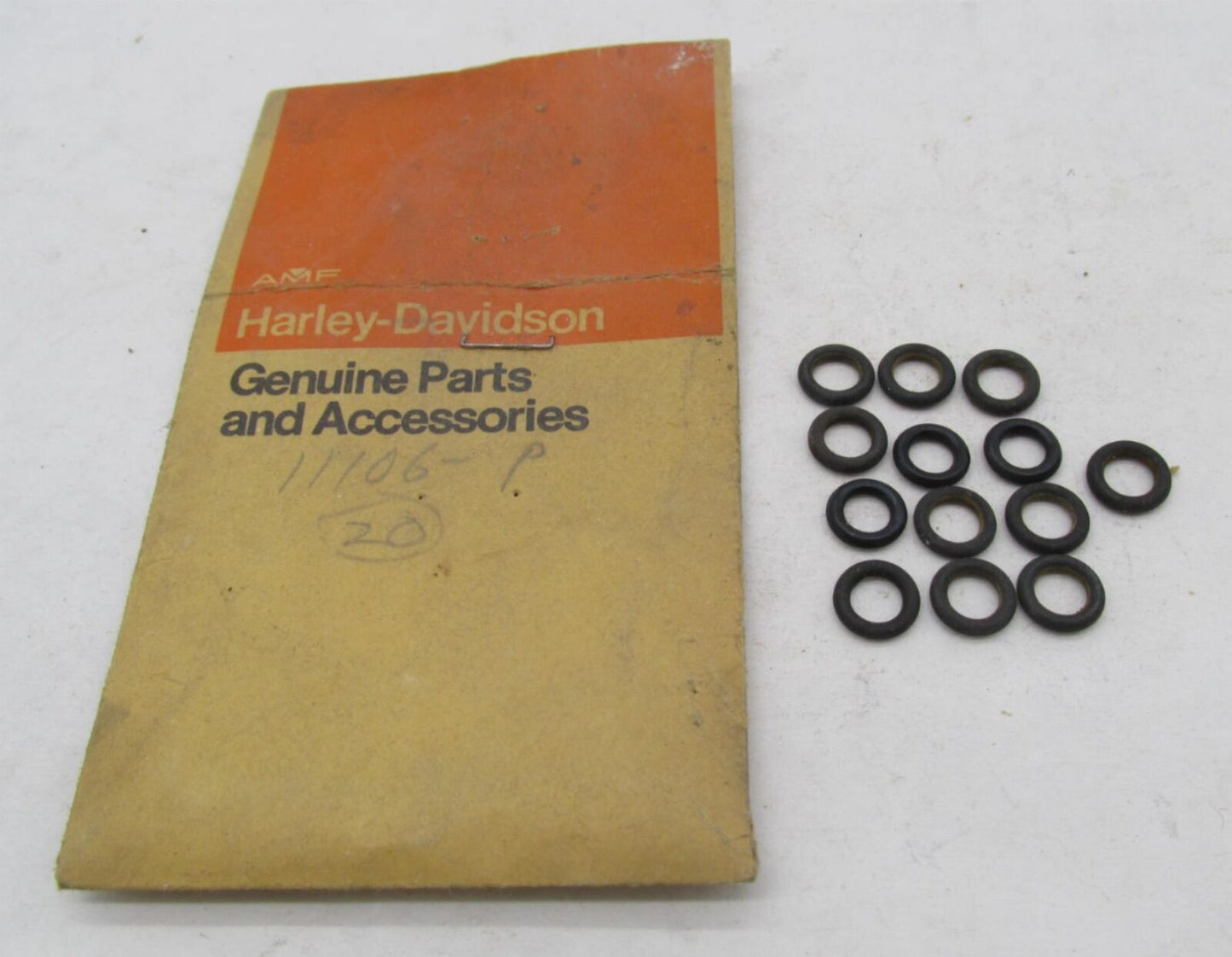 Lot of 13 Harley-Davidson Genuine NOS Aermacchi O-Rings 11106P