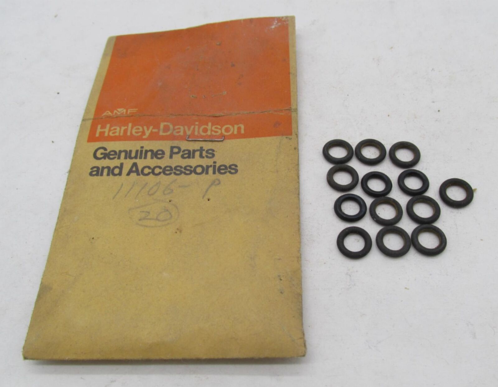Lot of 13 Harley-Davidson Genuine NOS Aermacchi O-Rings 11106P