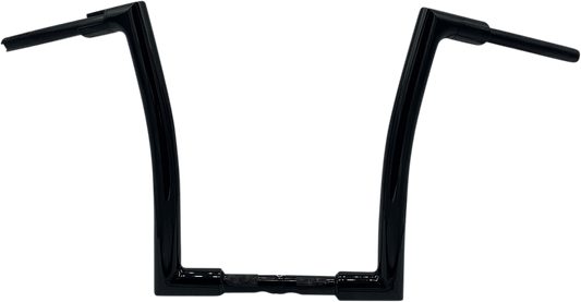 Fat Baggers, Inc. 1-1/2" EZ Install Flat Top Handlebar 14" Black 607014-B