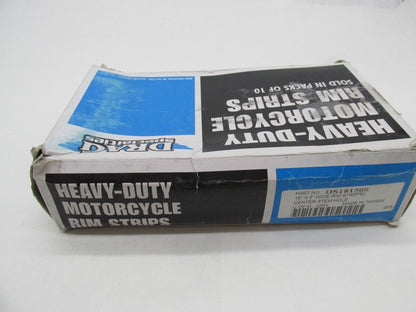 Pack of 10 Harley Drag Specialties 15"x5 Wide Rim Strips w/ Center Stem DS181508