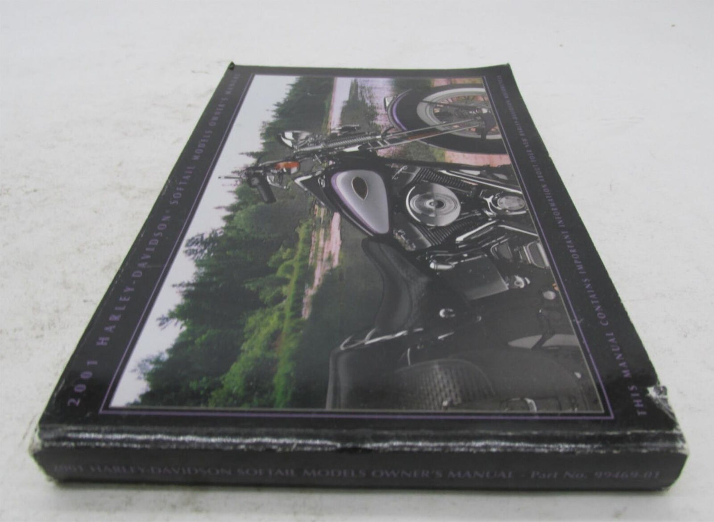 Harley-Davidson Official Factory 2001 Softail Owner's Manual 99469-01