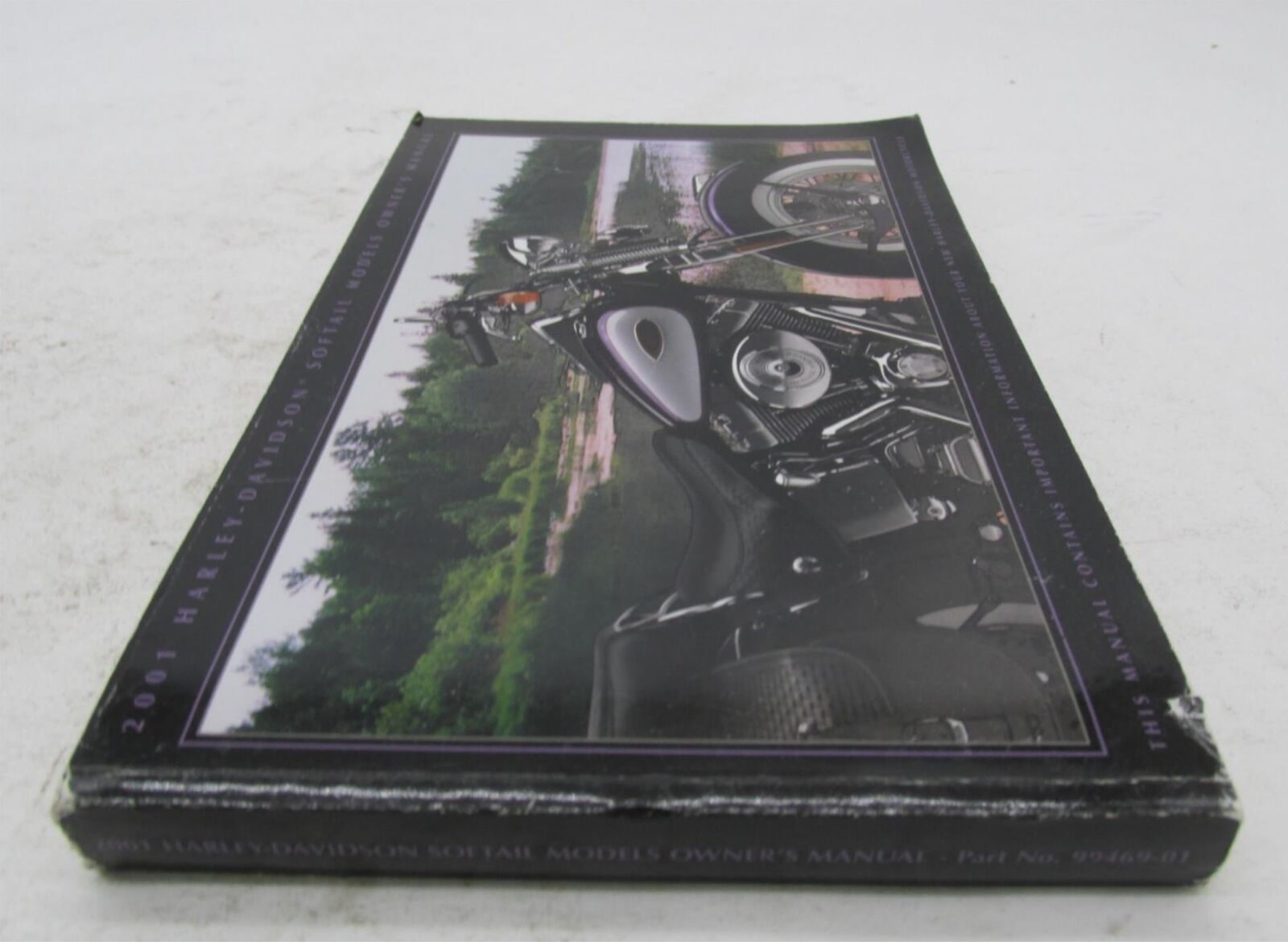 Harley-Davidson Official Factory 2001 Softail Owner's Manual 99469-01