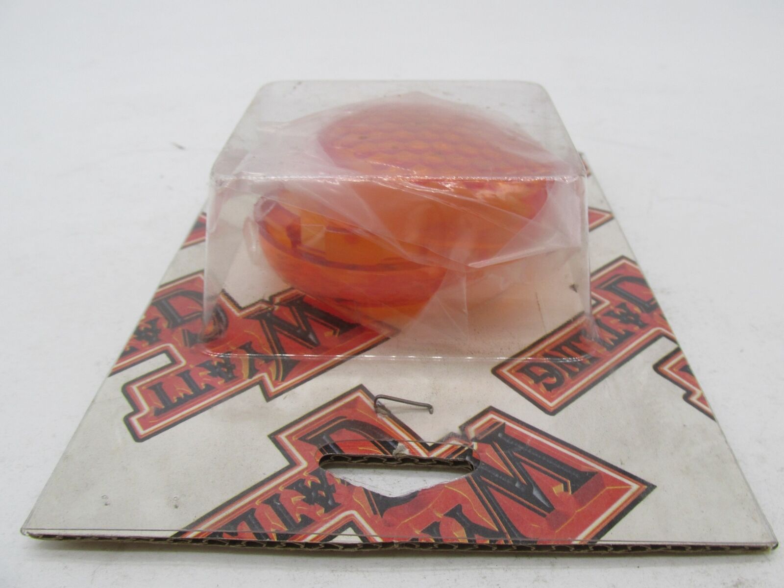 Set of 2 Harley Wyatt Gatling Bullet Turn Signal Amber Honey Comb Lenses 33-3062