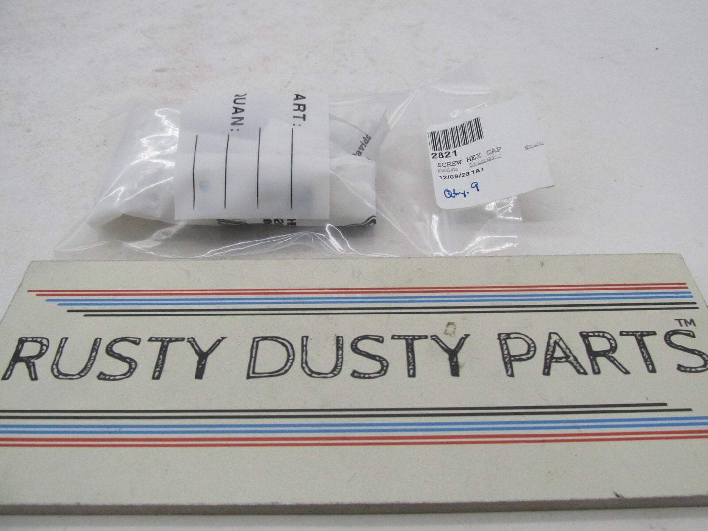 Lot of 9 Harley-Davidson Genuine NOS Hex Cap Screws 2821