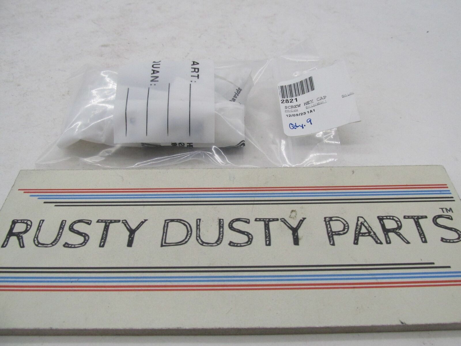 Lot of 9 Harley-Davidson Genuine NOS Hex Cap Screws 2821