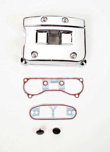 Drag Specialties Chrome Rocker Box Kit DS-376513