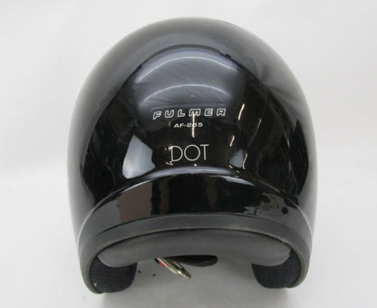 Fulmer Black Open Face Half Motorcycle Helmet Extra Small XS AF-255