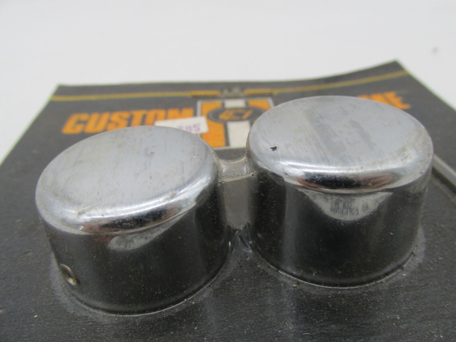 Harley Custom Chrome FL FLT FX Softail Wide Glide Front Axle Cap Kit 14-311