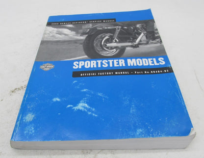 Harley-Davidson Official Factory 2002 Sportster Service Manual Book 99484-02