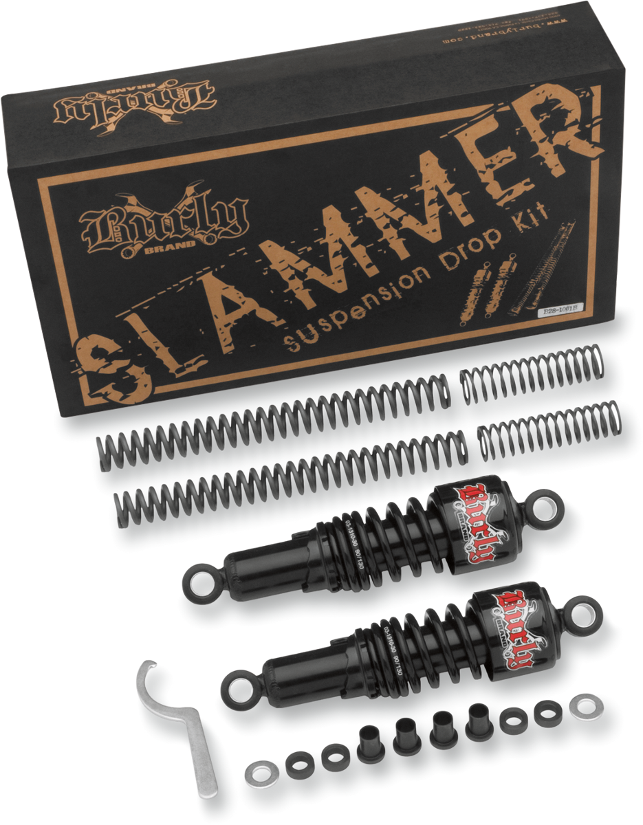 Burly Slammer Suspension Drop Kit Black B28-1001B