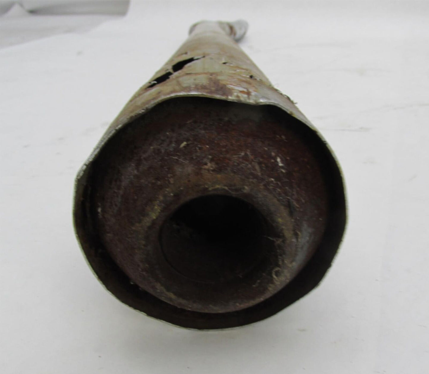 Vintage 2 into 1 SS Performance Products Exhaust Megaphone Muffler Triumph BSA