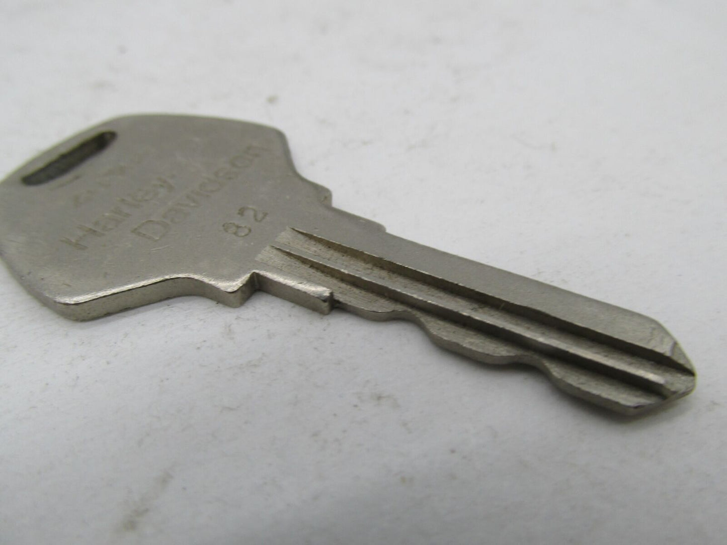 Harley-Davidson Genuine Vintage AMF Shovelhead Ironhead Ignition Key Code: 82
