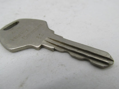 Harley-Davidson Genuine Vintage AMF Shovelhead Ironhead Ignition Key Code: 82