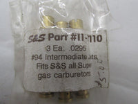 Lot of 3 Harley S&S NOS Intermediate Super Carb Carburetor Jets 11-7110