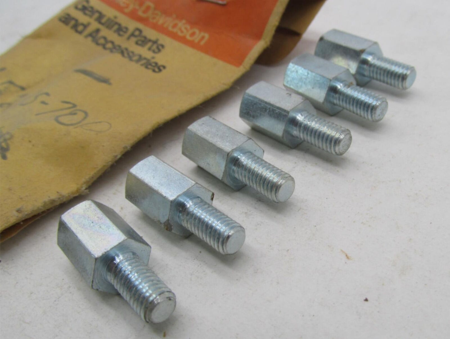 Lot of 6 Harley-Davidson Genuine NOS Aermacchi Baffle Screws 65215-70P