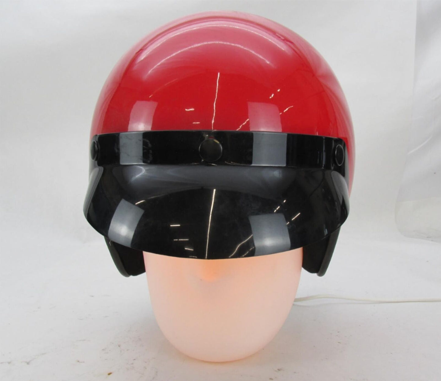 HCI Red Medium M Motorcycle Open Face Half Helmet