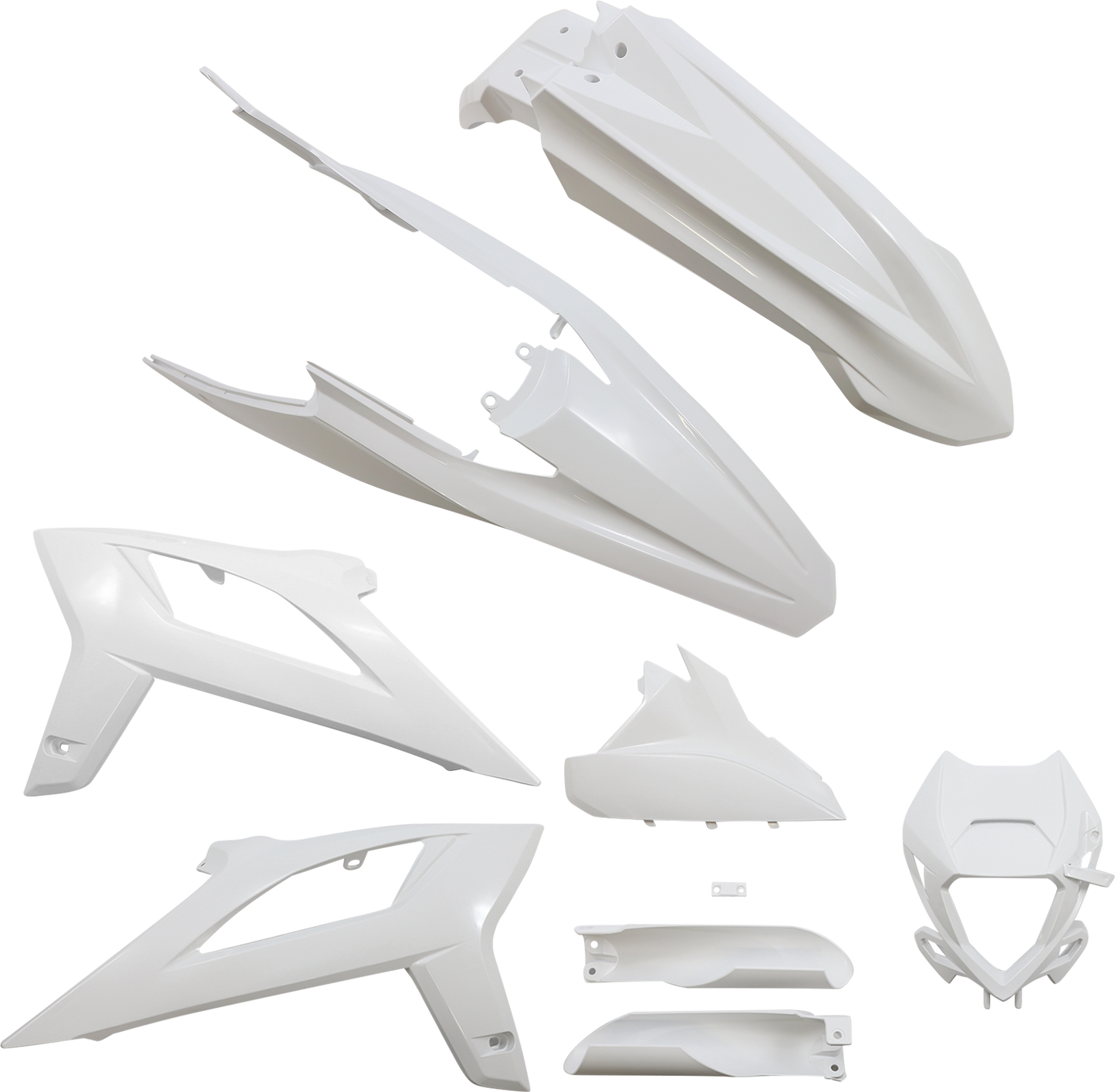 Acerbis Full Body Replacement Plastic Kit White 2936260002