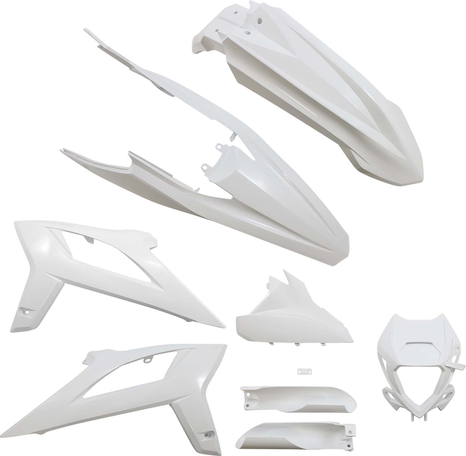 Acerbis Full Body Replacement Plastic Kit White 2936260002
