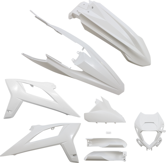Acerbis Full Body Replacement Plastic Kit White 2936260002