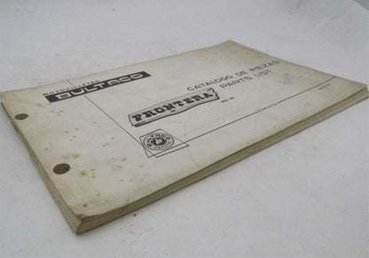 Bultaco Original Factory Frontera 180 Catalog Parts List 180.32-117