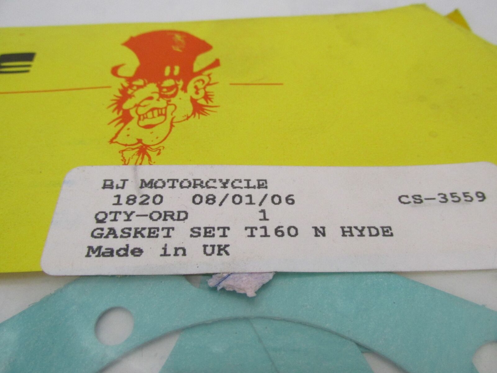 Norman Hyde Triumph T160 Gasket Set CS-3559