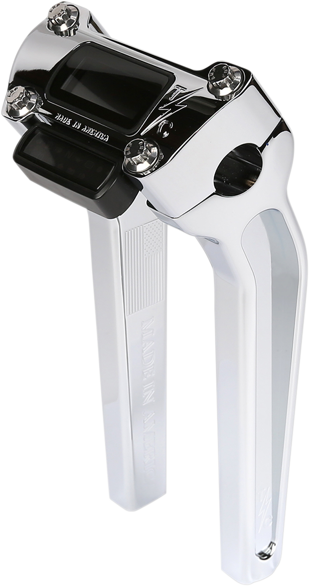 THRASHIN SUPPLY CO. Handlebar Risers 9-1/2" Rise Chrome TSC-9500-3