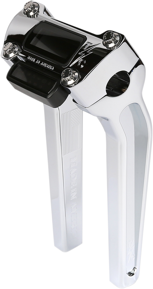 THRASHIN SUPPLY CO. Handlebar Risers 9-1/2" Rise Chrome TSC-9500-3