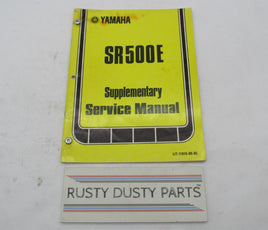 Yamaha SR500E Supplementary Service Manual LIT-11616-00-85