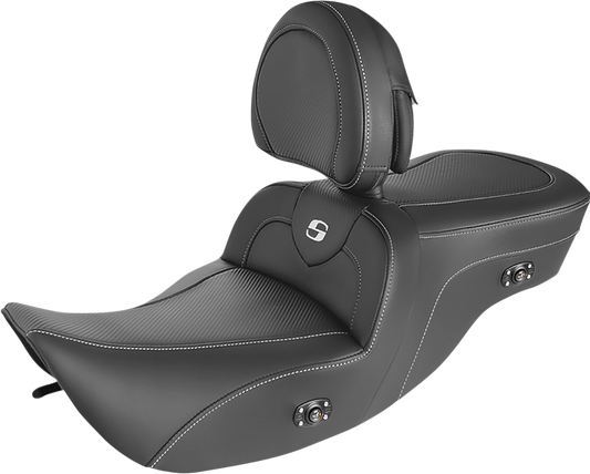 Saddlemen Roadsofa Carbon Fiber Heated Seat Carbon Fiber 897-06-185BRHC